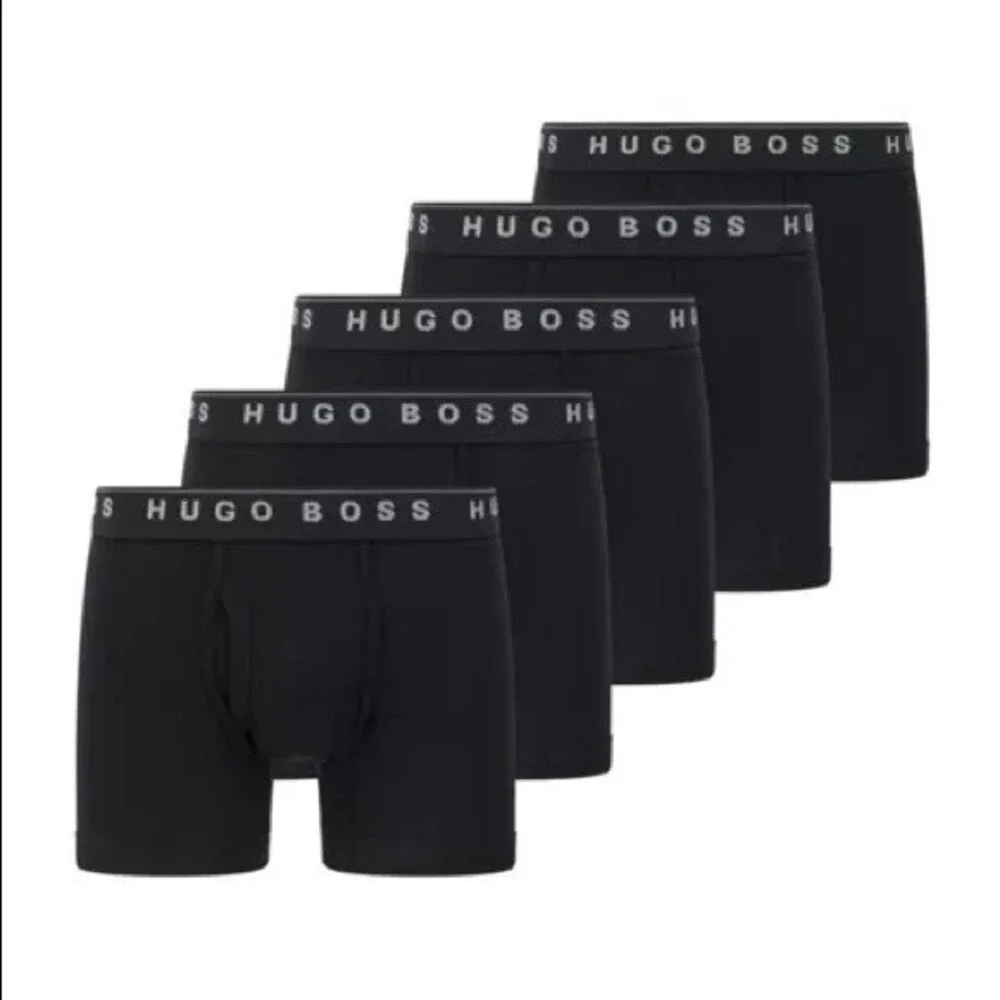 Boss Hugo Boss Traditional Cotton Briefs - 5 Pack Black Size M